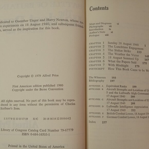 BATTLE OF BRITAIN: THE HARDEST DAY 18 August 1940 Alfred Price 1979 - Picture 6 of 10